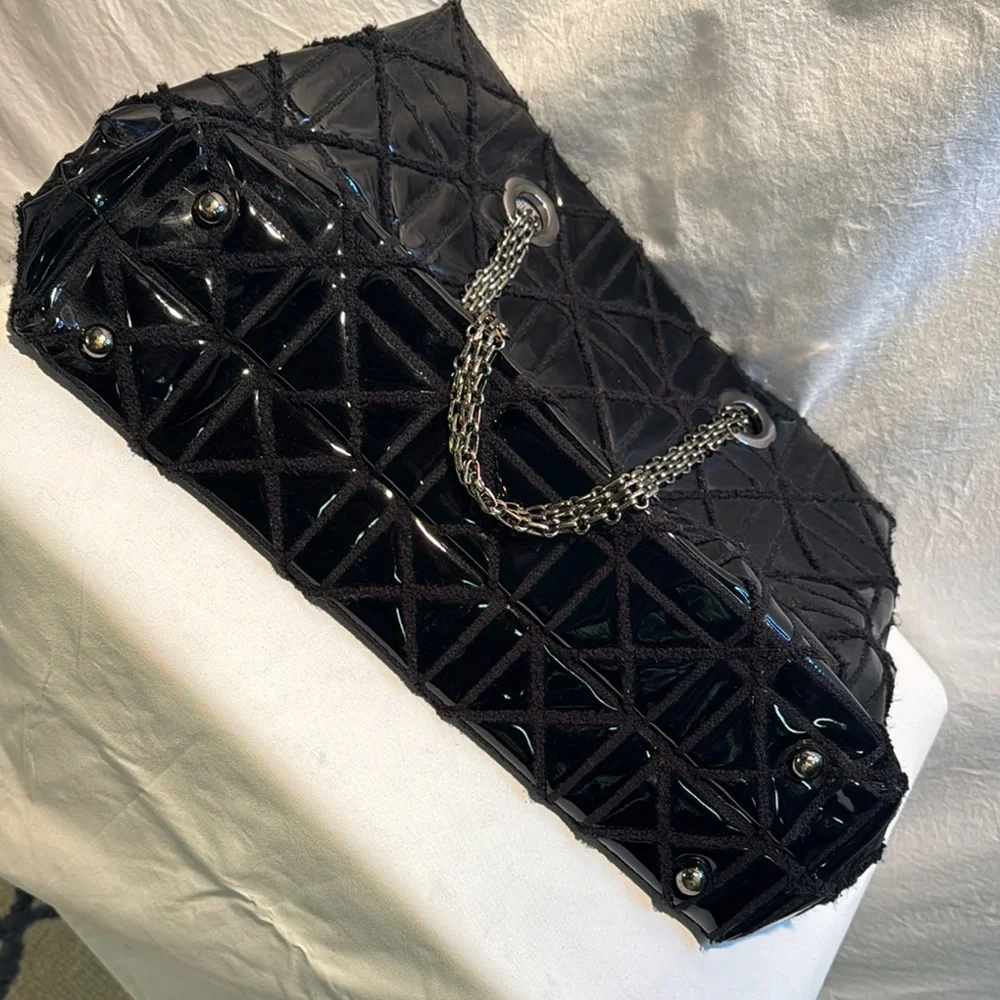 Big Buddha Black Quilted Tote Bag